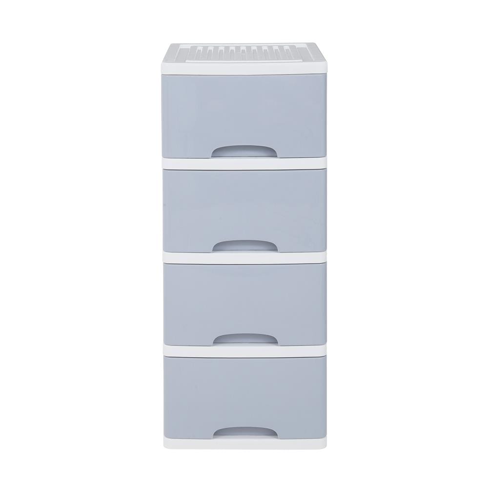ตู้ลิ้นชัก 4 ชั้น STACKO KS-514G 36x43.5x87 ซม. สีฟ้า