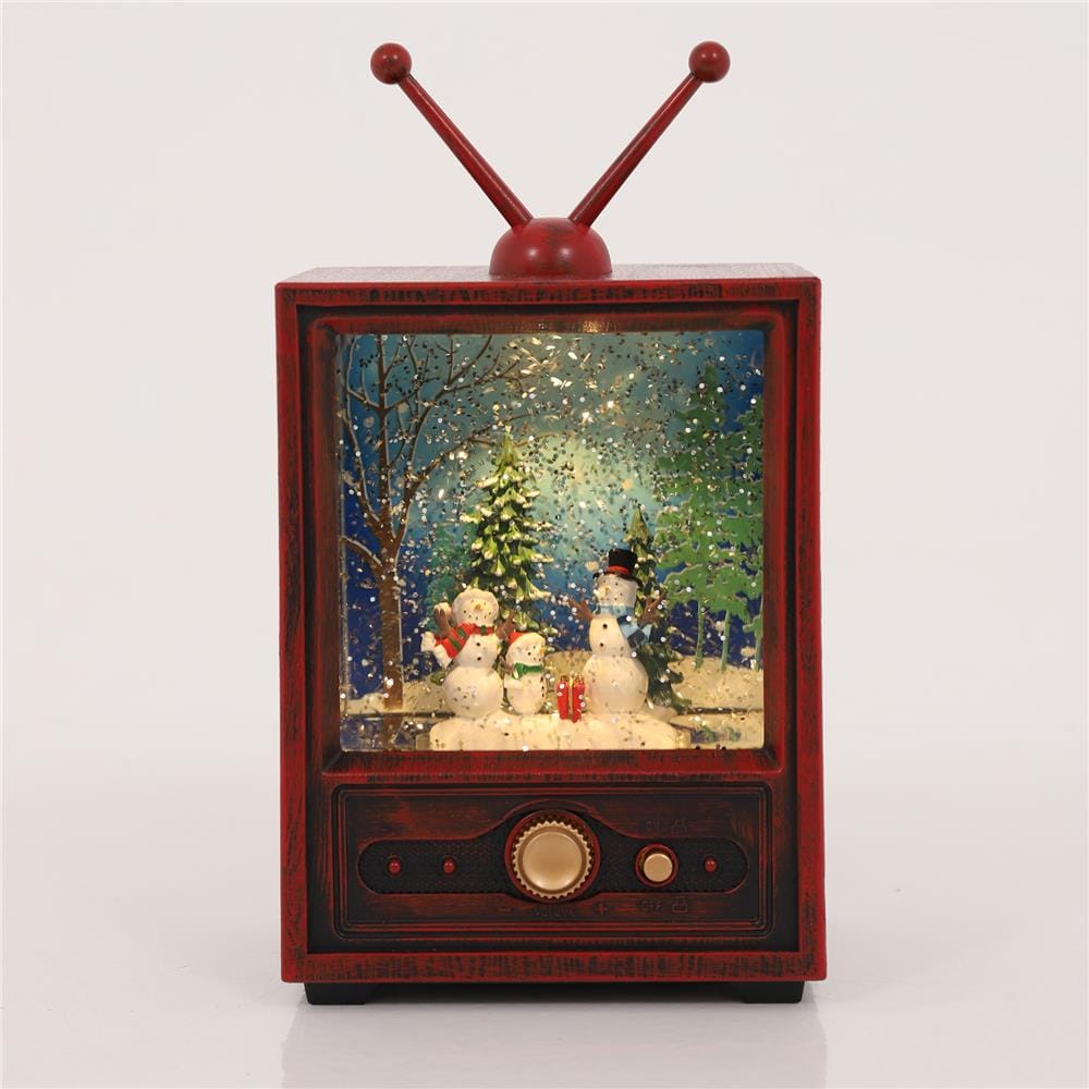 ของตกแต่งดนตรี TV HOME LIVING STYLE SNOWMAN สีน้ำตาล