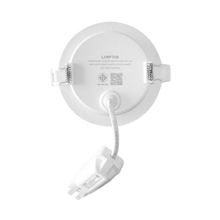 ดาวน์ไลท์ LED LAMPTAN COLOUR SWITCH DECIDE 4.5 นิ้ว 13 วัตต์ DAYLIGHT/WARM WHITE/COOL WHITE สีขาว_2
