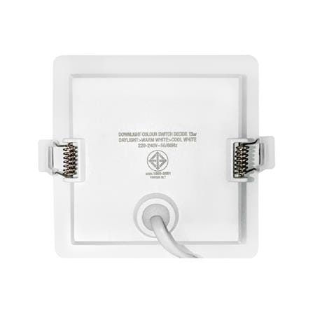 ดาวน์ไลท์ LED LAMPTAN COLOUR SWITCH DECIDE 5 นิ้ว 13 วัตต์ DAYLIGHT/WARM WHITE/COOL WHITE สีขาว_2