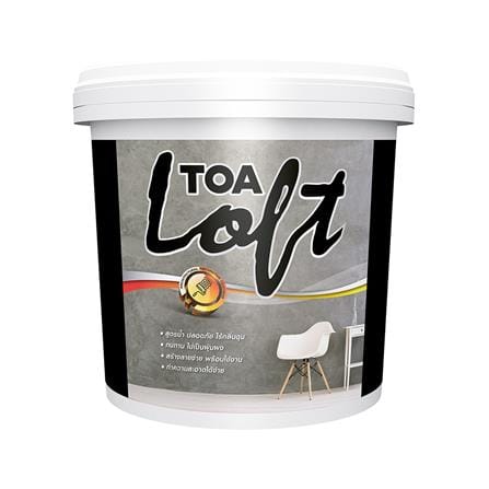 สีน้ำลอฟท์ภายนอก TOA LOFT4 สีเหลือง 12 กก._0