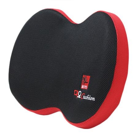 เบาะรองหลังเพื่อสุขภาพ ERGOTREND MIYO BACKREST 16X13 นิ้ว สีดำ_0