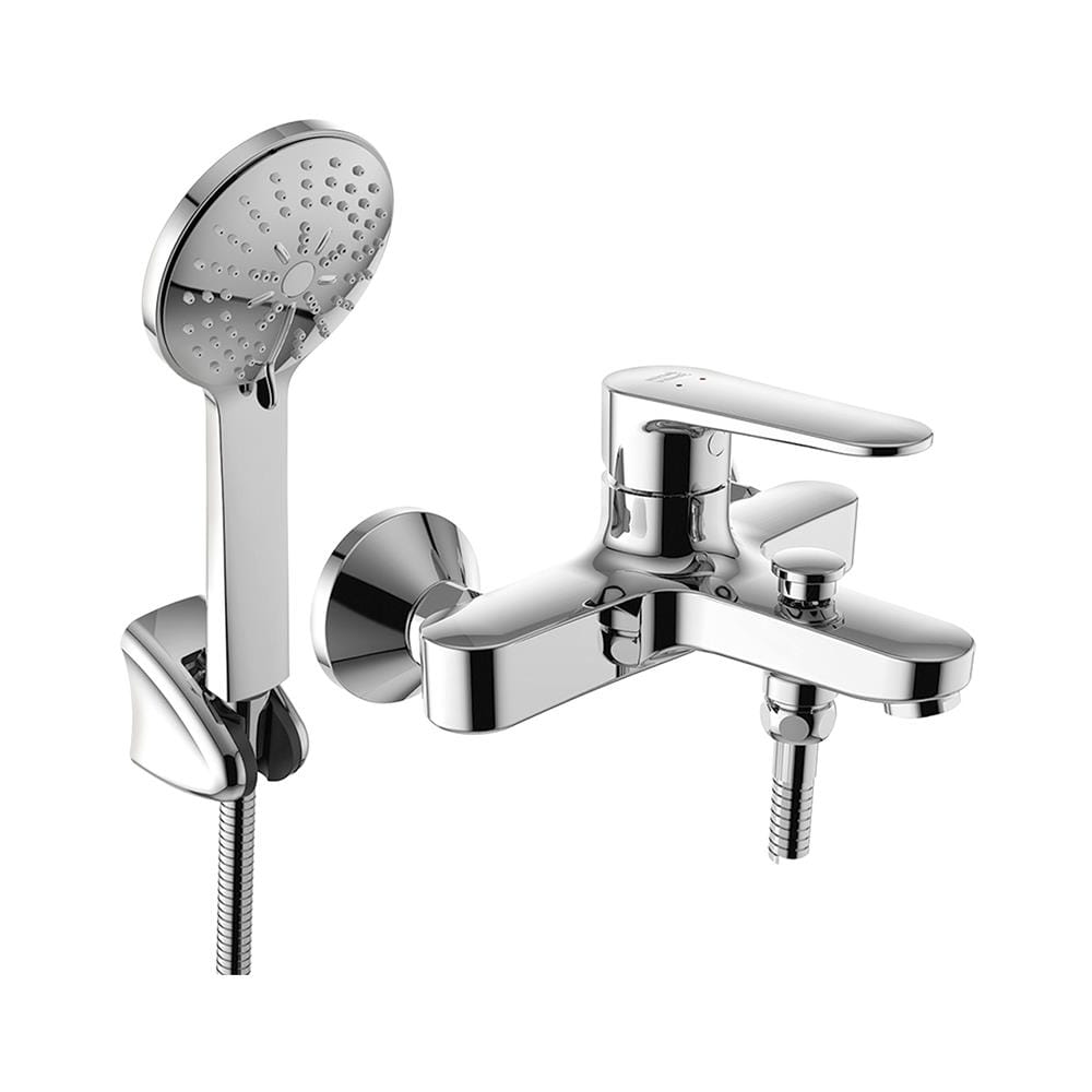 ก๊อกผสมยืนอาบน้ำพร้อมฝักบัว AMERICAN STANDARD FFASB211-6T1500BT0 สีโครม