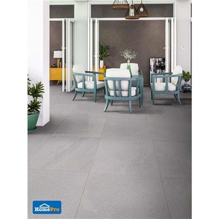 กระเบื้องพื้น 60x60 ซม. ฮาร์เปอร์ เทาอ่อน 1.44M2_4