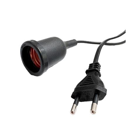 ขั้วหลอดพร้อมสายไฟ VKF SOKAWA S-231 2x0.5 ตารางเมตร 10 เมตร สีดำ_1