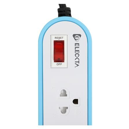 รางปลั๊กไฟ 3 ช่อง 1 สวิตช์ ELECKTA ET3146-2BL 2 เมตร สีฟ้า_3