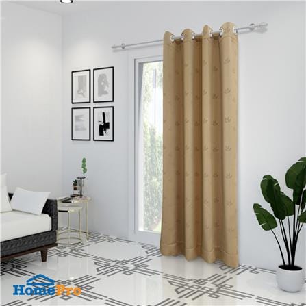 ผ้าม่าน EYELET HOME LIVING STYLE ARONIA UV 140X220 ซม. สีครีม_5