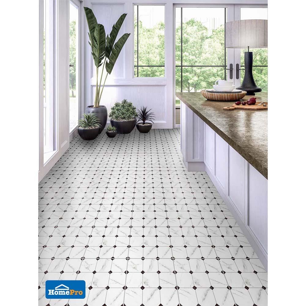 กระเบื้องพื้น 12x12 นิ้ว DURAGRES เบเนตติ ขาว A 1M2