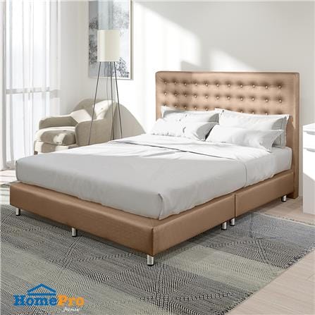ฐานรองหัวเตียง 6 ฟุต HOME LIVING STYLE DIAMOND สีน้ำตาลอ่อน_3