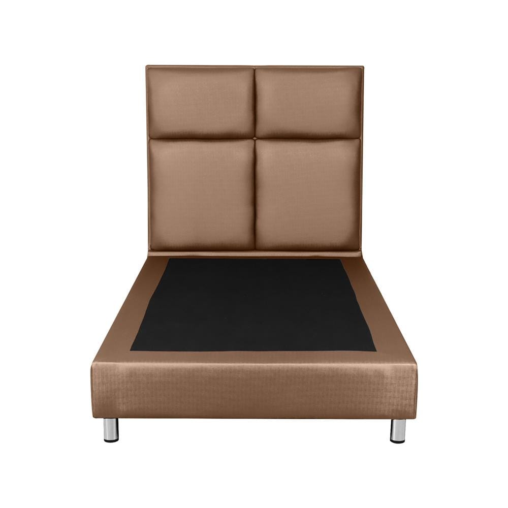 ฐานรองหัวเตียง 3.5 ฟุต HOME LIVING STYLE SQUARE สีน้ำตาลอ่อน