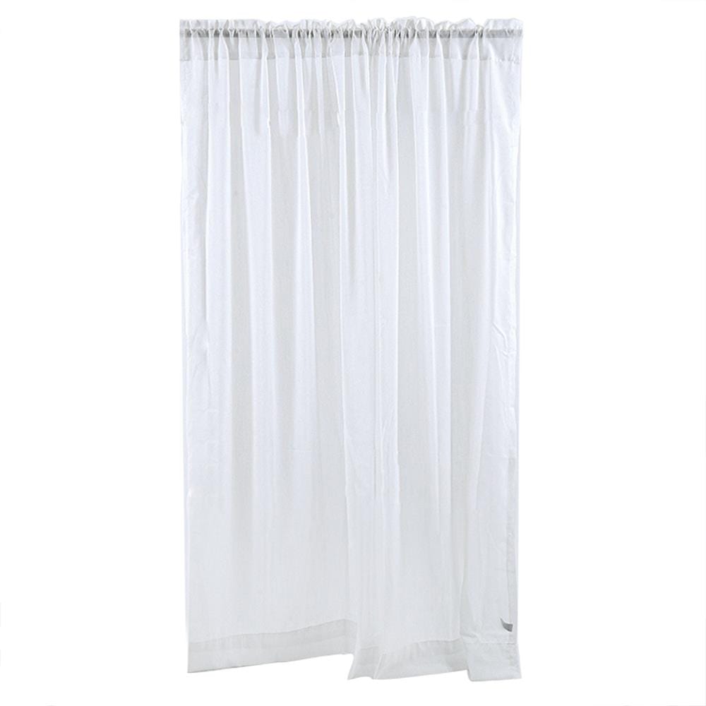 ผ้าม่านโปร่งสอดหู HOME LIVING STYLE RAIN 160X160 ซม. สีขาว