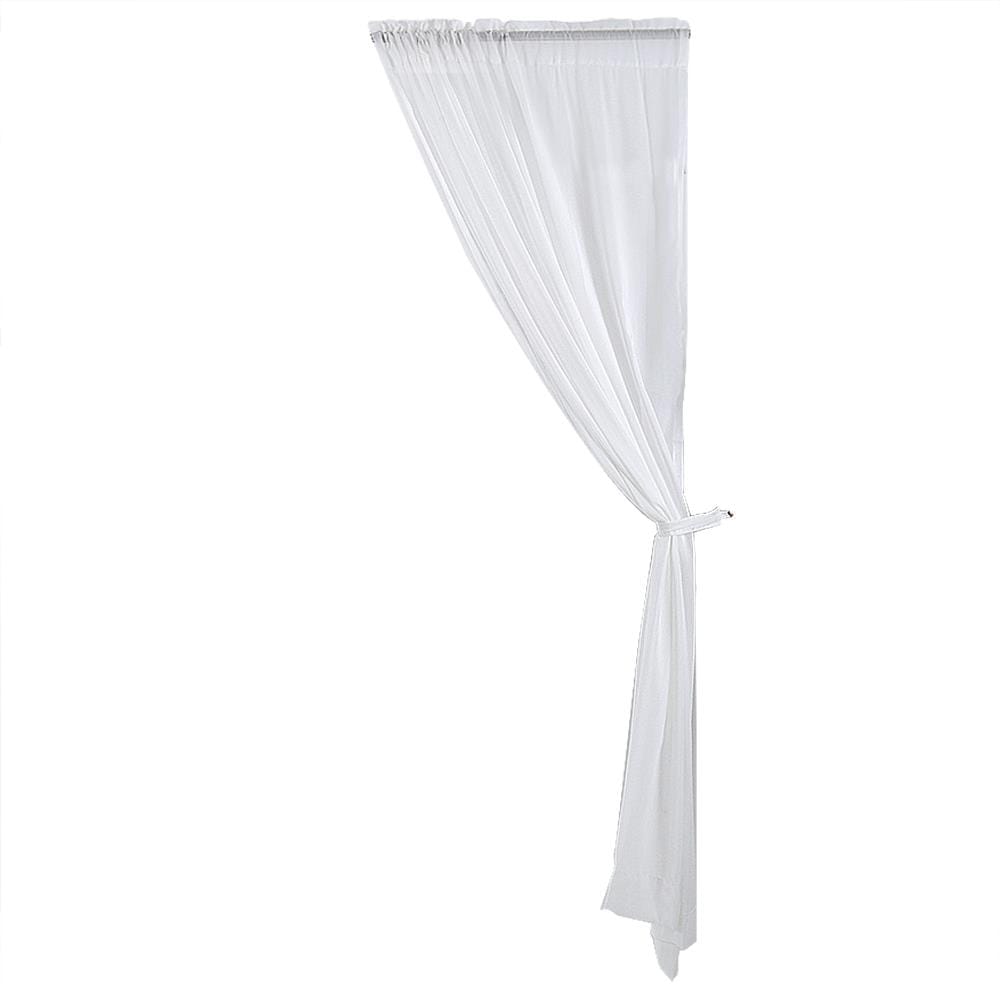 ผ้าม่านโปร่งสอดหู HOME LIVING STYLE RAIN 160X220 ซม. สีขาว