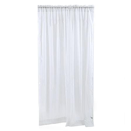 ผ้าม่านโปร่งสอดหู HOME LIVING STYLE RAIN 160X220 ซม. สีขาว