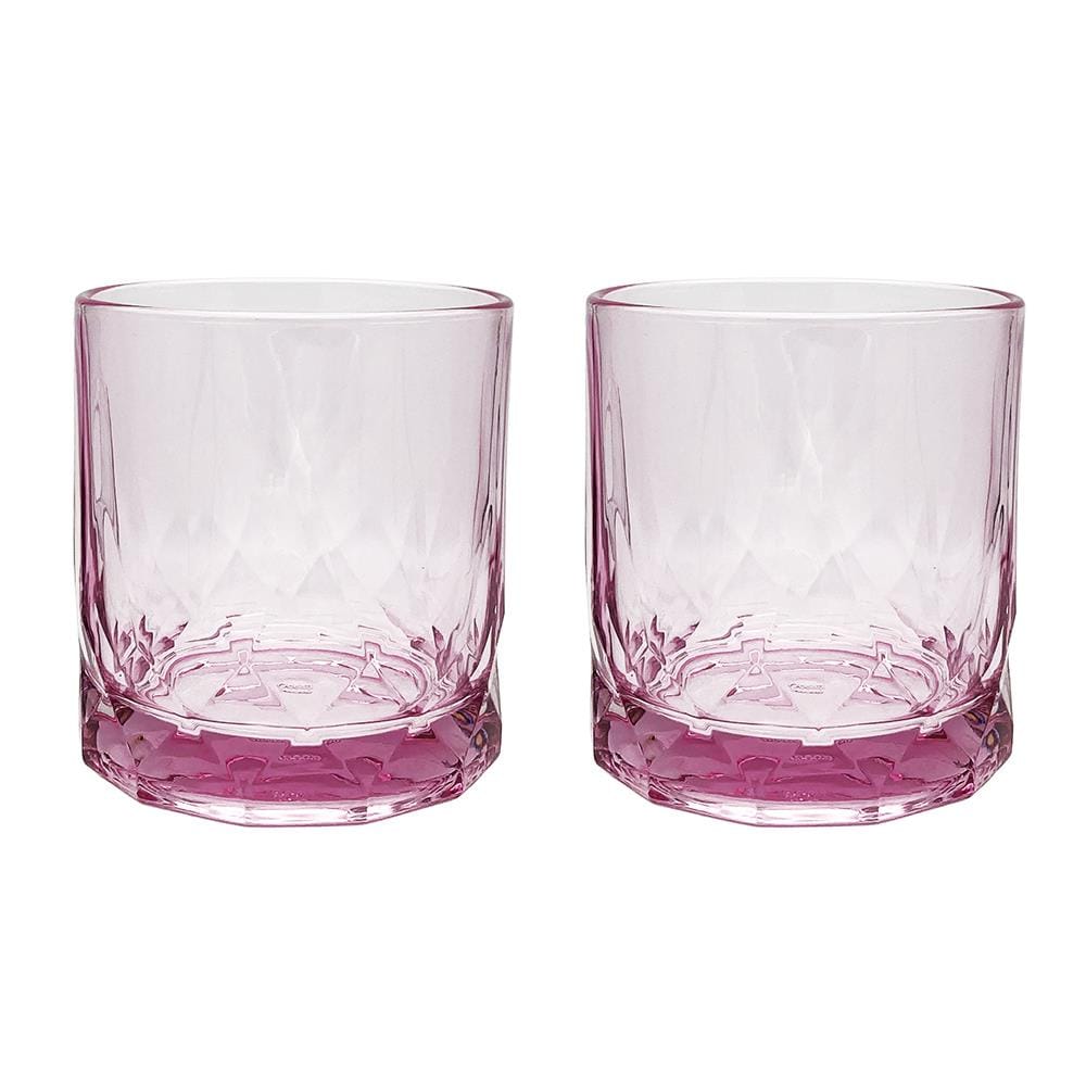 แก้วน้ำ 350ml OCEAN GLASS CONNEXION แพ็ค 2 ใบ ชมพู