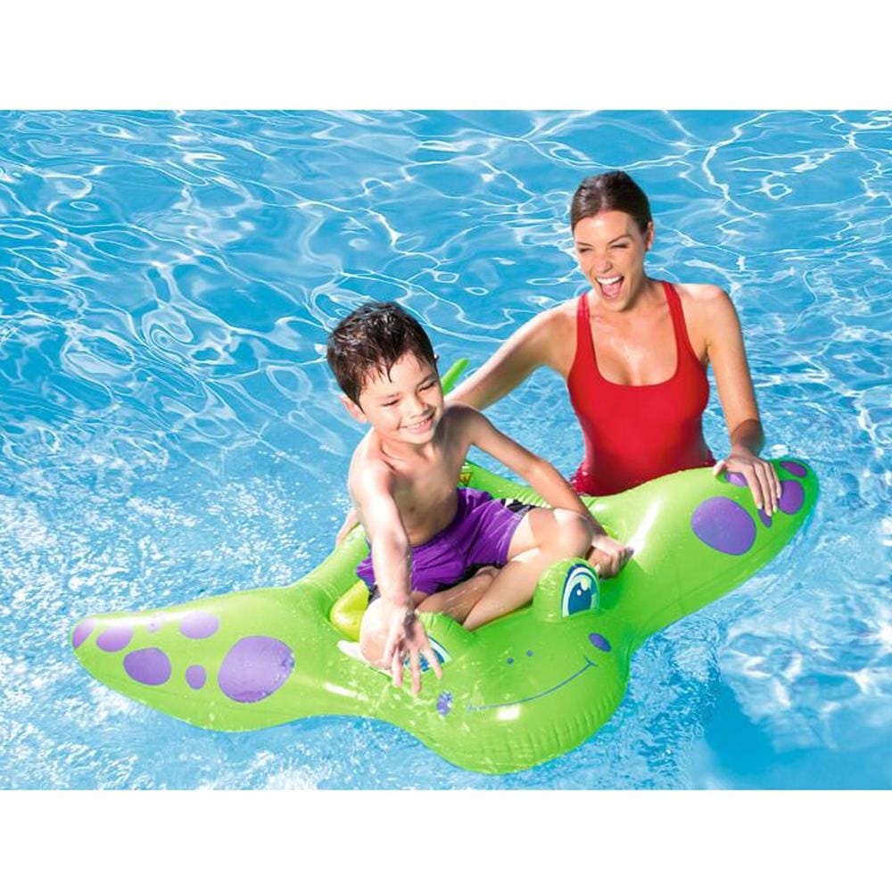 แพยางปลากระเบน สำหรับเด็ก FLOAT ME SUMMER สีเขียว