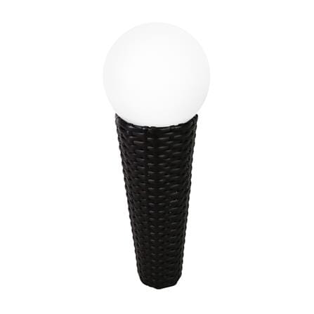 ไฟทางเดิน SOLAR HI-TEK HFSG03004B 0.24 วัตต์ DAYLIGHT สีดำ