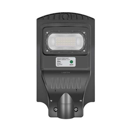 ไฟถนน SOLAR LAMPTAN SUNNY 30 วัตต์ DAYLIGHT สีดำ