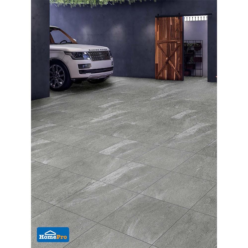 กระเบื้องพื้นพอร์ซเลน  16x16 นิ้ว COTTO ครีก เทาอ่อน PM (HYG) 0.96M2