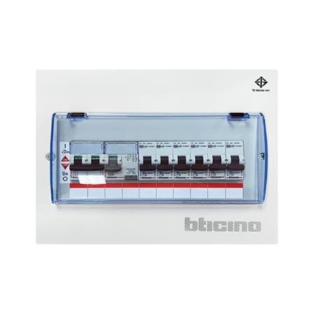ชุดตู้คอนซูมเมอร์ยูนิต 8 ช่อง 50 แอมป์ พร้อมกันไฟรั่ว/ไฟดูด BTICINO_0