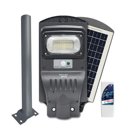 ไฟถนน SOLAR RACER EXTRA LIFE 30 วัตต์ DAYLIGHT สีเทา_0