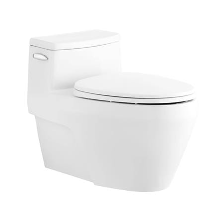 สุขภัณฑ์ 1 ชิ้น KARAT K-26065X-S-WK 4.5 ลิตร สีขาว