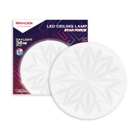 ไฟเพดาน LED RACER STAR FORCE S3 15 นิ้ว 36 วัตต์ DAYLIGHT สีขาว_2