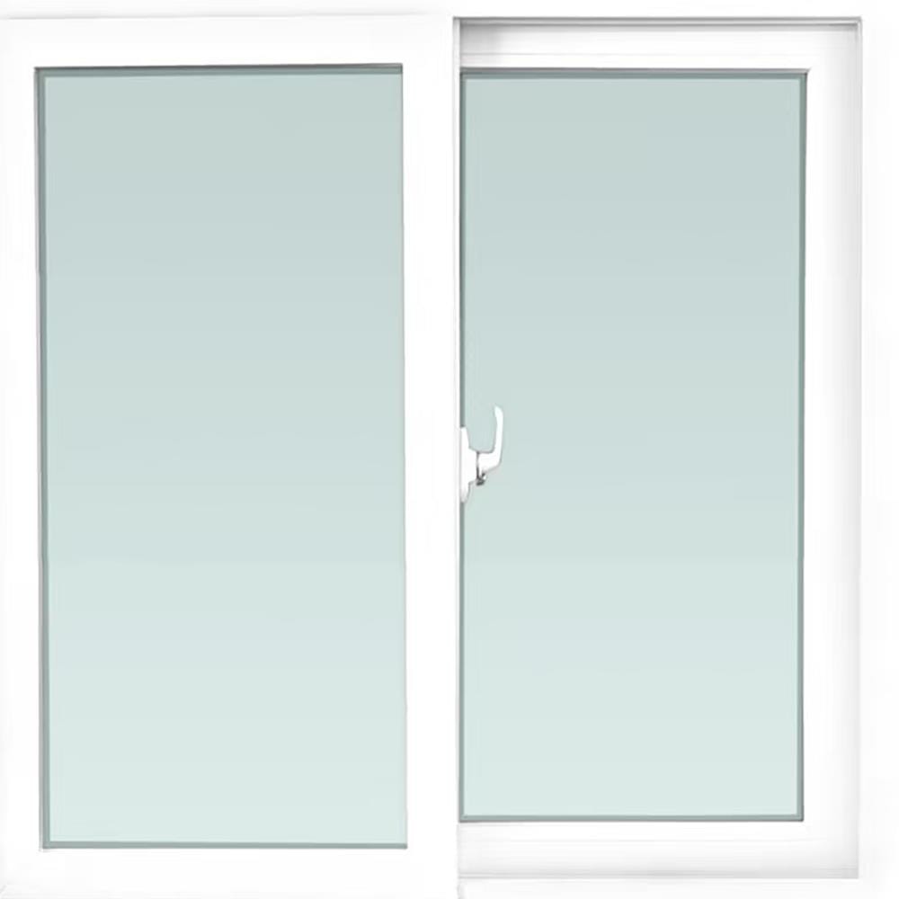 หน้าต่างบานเลื่อน UPVC S-S ไม่มุ้ง WINDOW ASIA 100x100 ซม. สีขาว