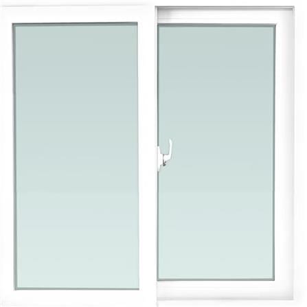 หน้าต่างบานเลื่อน UPVC S-S ไม่มุ้ง WINDOW ASIA 100x100 ซม. สีขาว_1