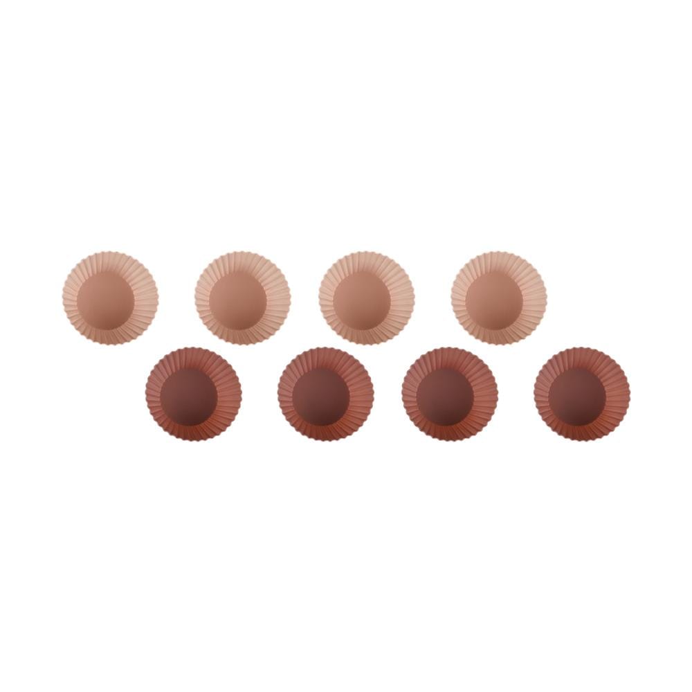 แม่พิมพ์ซิลิโคน COOK CHARMY 9 ซม. แพ็ก 8 ชิ้น สีเบจ