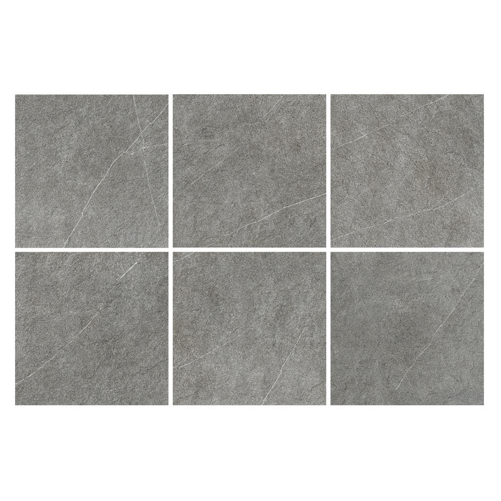 กระเบื้องพื้นพอร์ซเลน  16x16 นิ้ว COTTO เวนอม เทาเข้ม PM 0.96M2