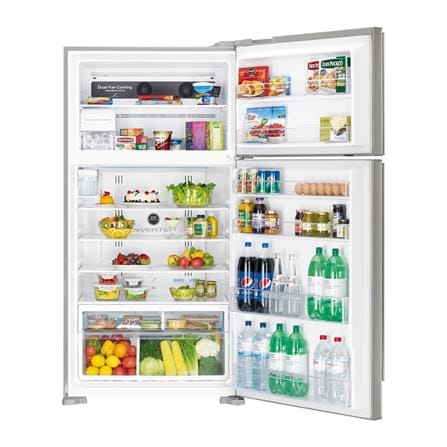2-DOOR  REFRIGERATOR HITACHI R-V600PWX BSL 21.2Q SILVER INVERTER_1
