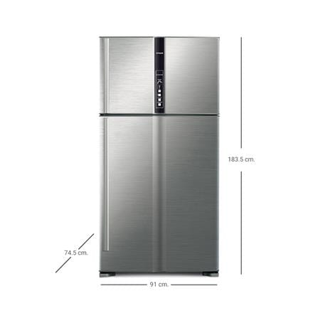 2-DOOR  REFRIGERATOR HITACHI R-V600PWX BSL 21.2Q SILVER INVERTER_4