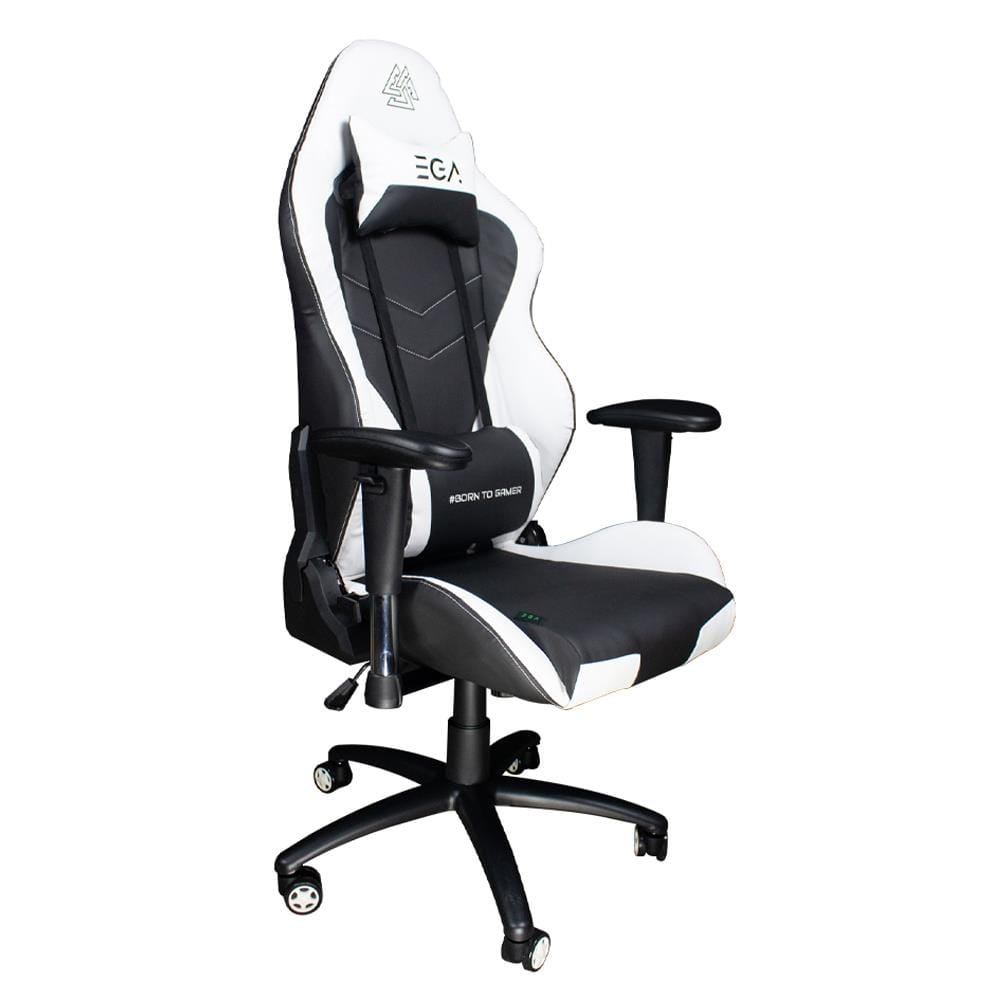 เก้าอี้เกมมิ่ง EGA TYPE G-1 สีดำ/ขาว