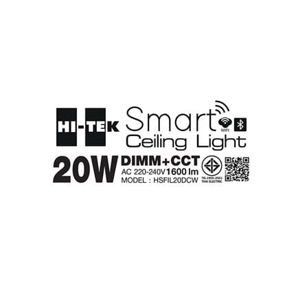 ไฟเพดาน LED HI-TEK HSFIL20DCW 13 นิ้ว 20 วัตต์ DAYLIGHT/COOL WHITE/WARM WHITE สีขาว_7