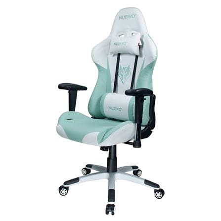 เก้าอี้เกมมิ่ง NUBWO NBCH-007 สีขาว/เขียวมิ้นท์_0