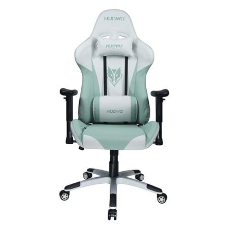 เก้าอี้เกมมิ่ง NUBWO NBCH-007 สีขาว/เขียวมิ้นท์_1