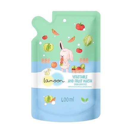 น้ำยาล้างผักและผลไม้ LAMOON 400ml
