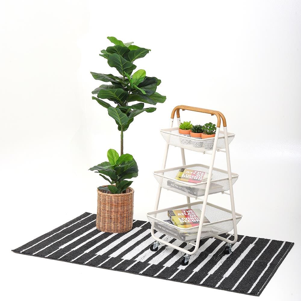 พรม HOME LIVING STYLE TOKYO 90x150 ซม. สีดำ