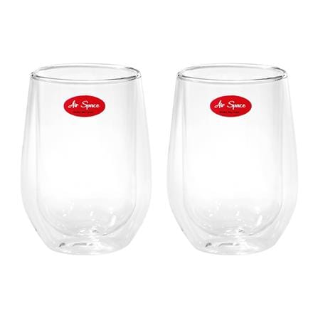 แก้วน้ำ 370ml AIR SPACE DOUBLE WALL แพ็ค 2 ใบ_0