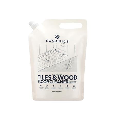 รีฟิลน้ำยาทำความสะอาดพื้นผิวทั่วไป SOGANICS 1,500ml EUCALYPTUS