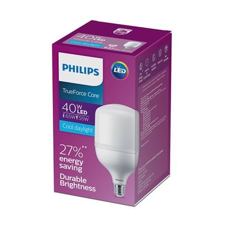 หลอด LED PHILIPS TRUEFORCE CORE 40 วัตต์ COOLDAYLIGHT E27_1
