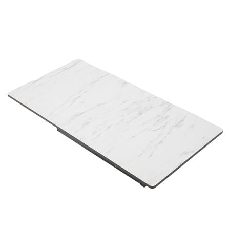 โต๊ะอเนกประสงค์เหลี่ยม FURDINI 60x120 ซม. ลายหินอ่อนขาว_6