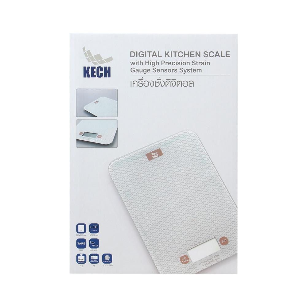 เครื่องชั่งดิจิตอล KECH COOK CHARMY สีขาว