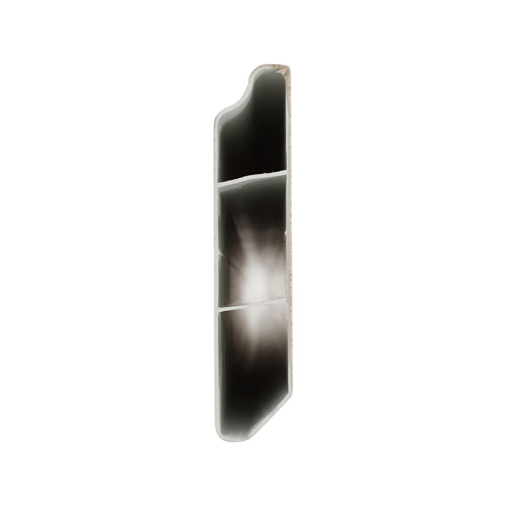 บัวพื้น UPVC HOFFEN 9.8X240X2 ซม. สีเทาอ่อน