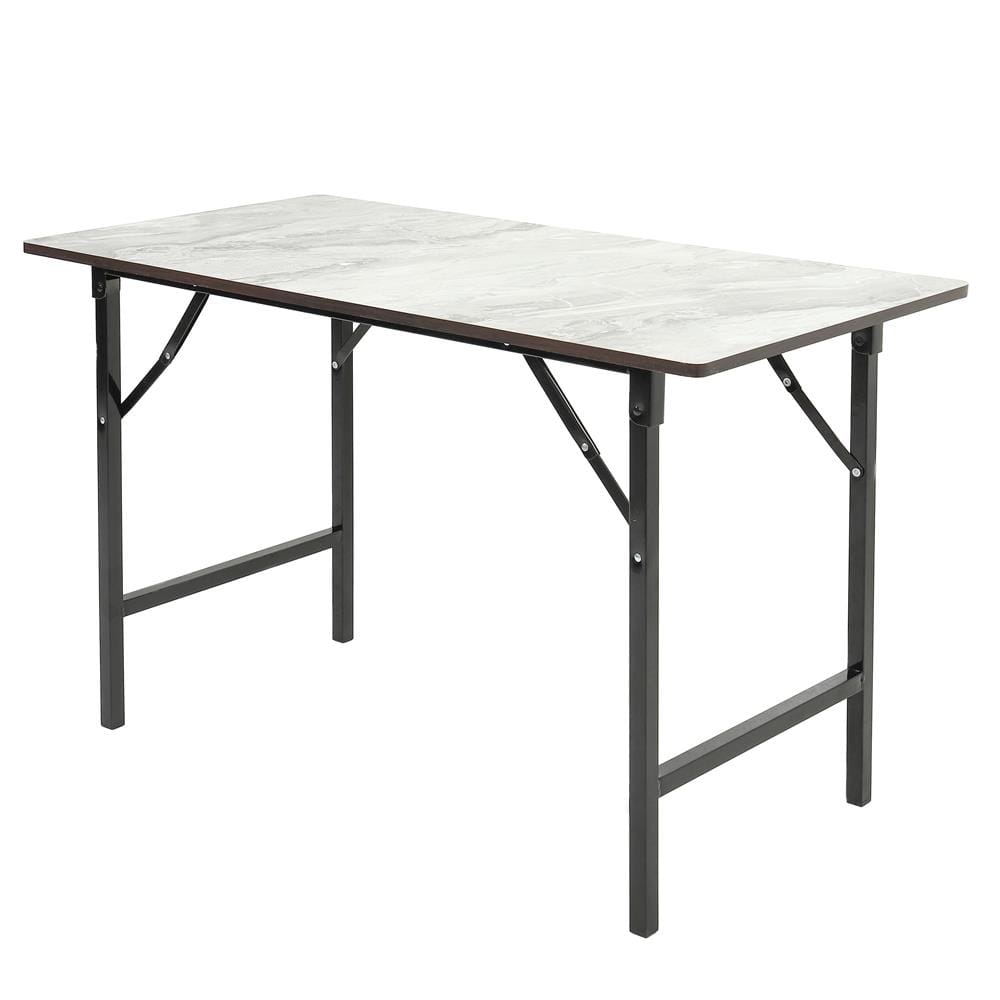 โต๊ะอเนกประสงค์เหลี่ยม FURDINI 60x120 ซม. ลายหินอ่อนเทา