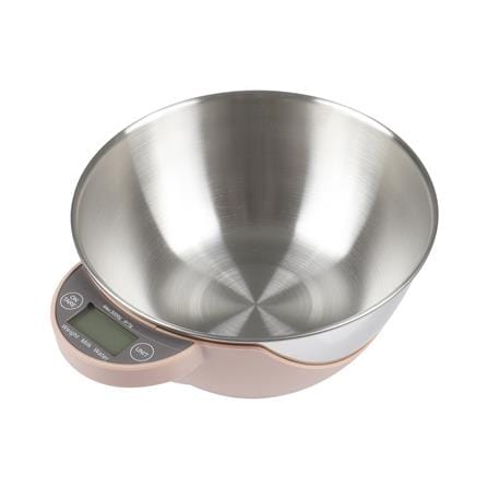 เครื่องชั่งดิจิทัล+ชาม COOK CHARMY 5 กก. สีเบจ_0