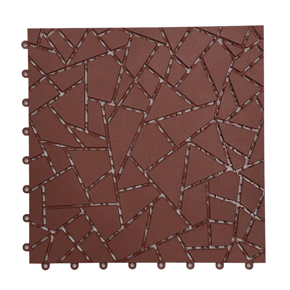 แผ่นกันลื่น HOME LIVING STYLE DIAMOND 27.5X27.5 ซม. สีโอ๊ค