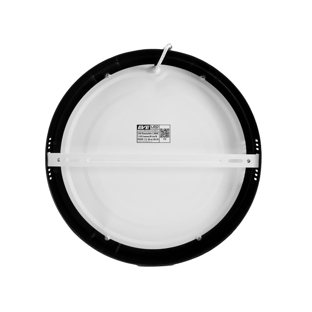 ดาวน์ไลท์ LED EVE 584280 12 นิ้ว 24 วัตต์ WARM WHITE สีดำ