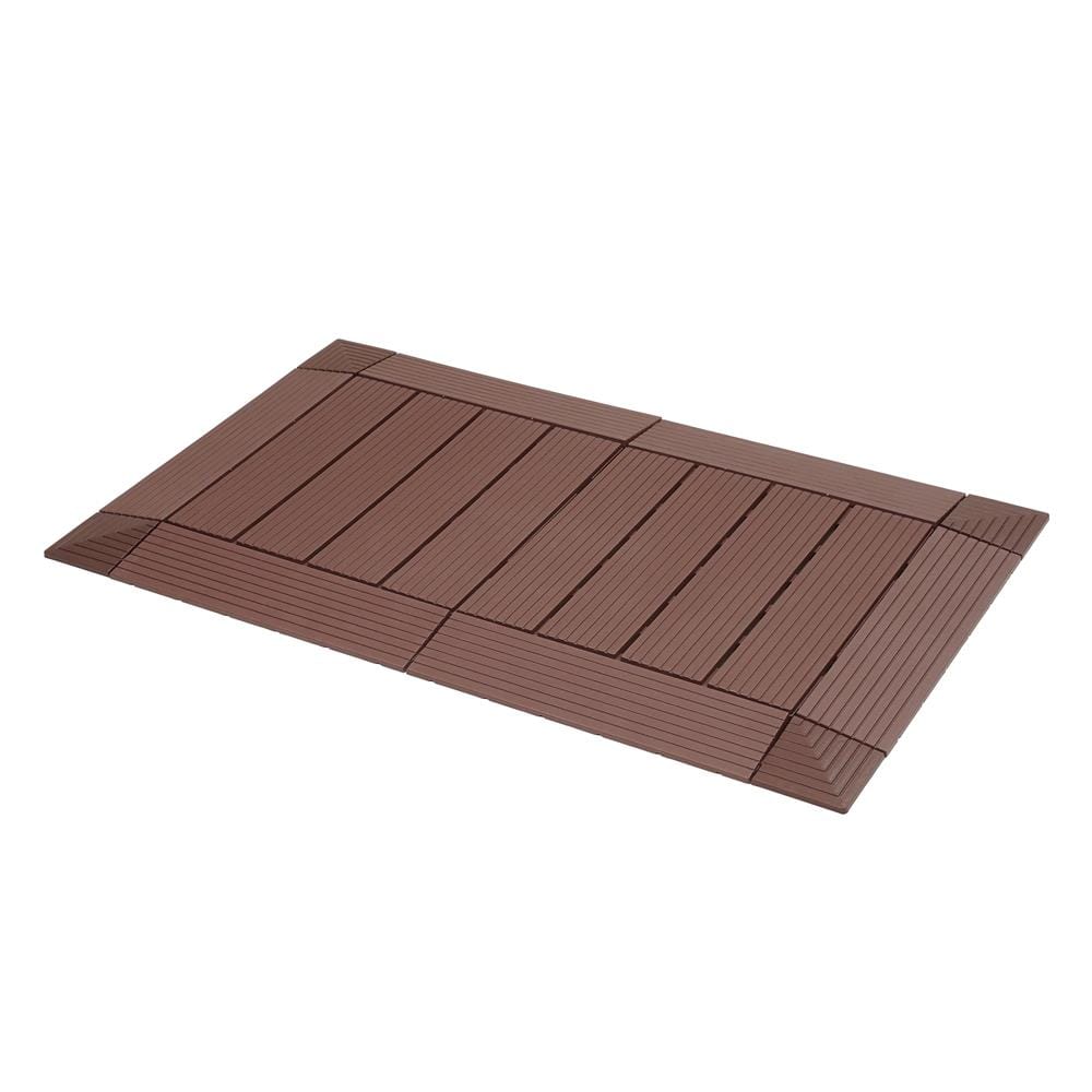 แผ่นกันลื่น HOME LIVING STYLE SHUTTER 45x75 ซม. สีโอ๊ค