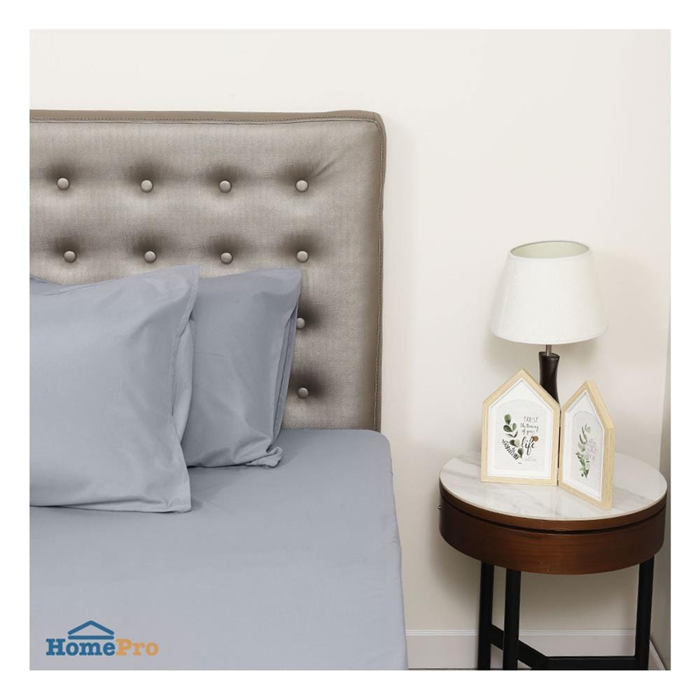 ชุดผ้าปู TOPPER 6 ฟุต 3 ชิ้น HOME LIVING STYLE LISA สีเทา